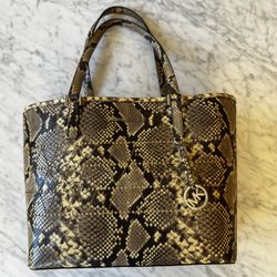 Michael Kors Snake Tote Purse 