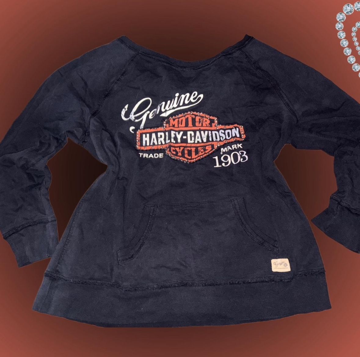 Harley Davidson crew neck