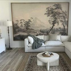 Crate & Barrel Lotus Cloud Couch Modular Sectional Sofa