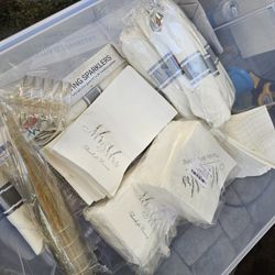 Wedding Napkins/ Plates