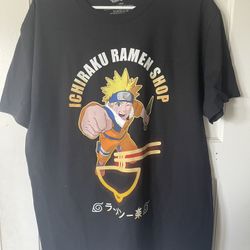 Naruto Ichiraku Ramen Shop Shirt Anime Size Large
