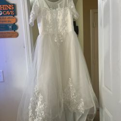 Girls Miniature Bride Dress