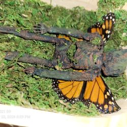 Handmade Halloween Pixe/fairy  Decor 