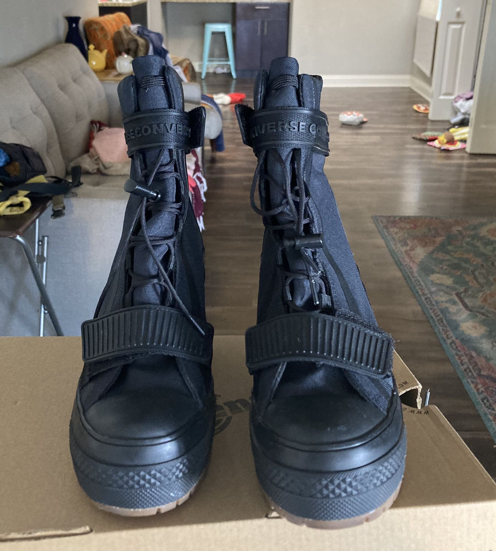 Converse Black Boots