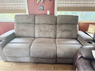 Nice couch great condition no stains recline each end