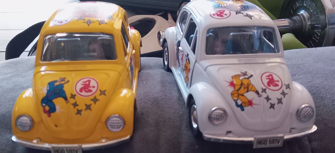 2 Beetles Made From China