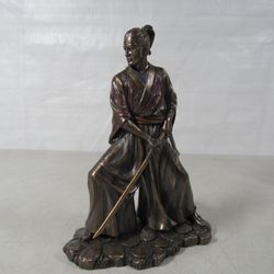 Bushido Japanese Samurai Warrior Resin/Epoxy Statue 8 1/2" Tall
