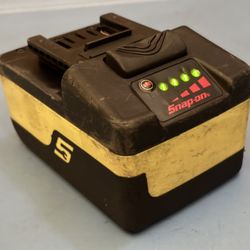 Snap-On Tools  CTB8185HV 18V 4.0Ah Rechargeable Lithium Ion Battery Hi Viz Yellow 