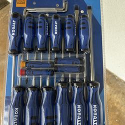 Kobalt 18 piece magnetic screw driver set