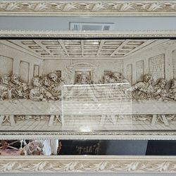 The Last Supper - IVORY & GLASS  wall art 