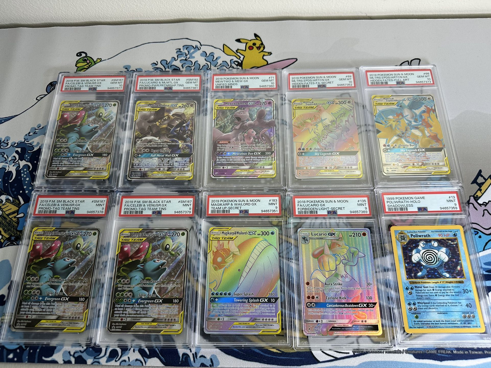 Pokemon PSA Slabs