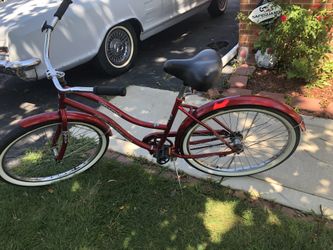 26” Beach Cruiser Candy Red