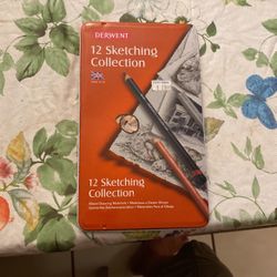 Derwent 12 Drawing Pencils And Sticks