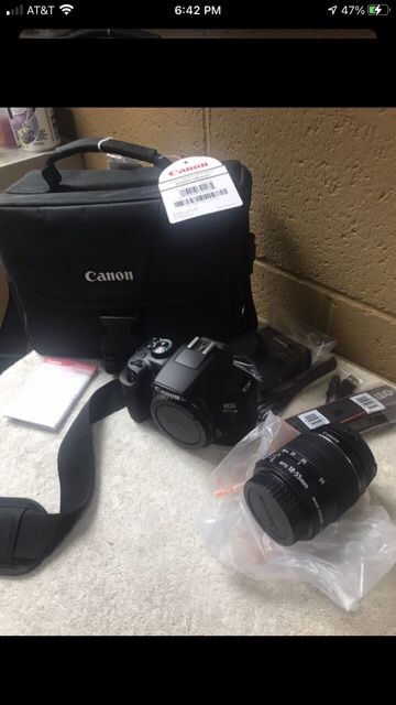 Canon Rebel T6 18MP Digital SLR Camera DS126621 w 18-55mm In Bag, digital camera, photography,photo camera