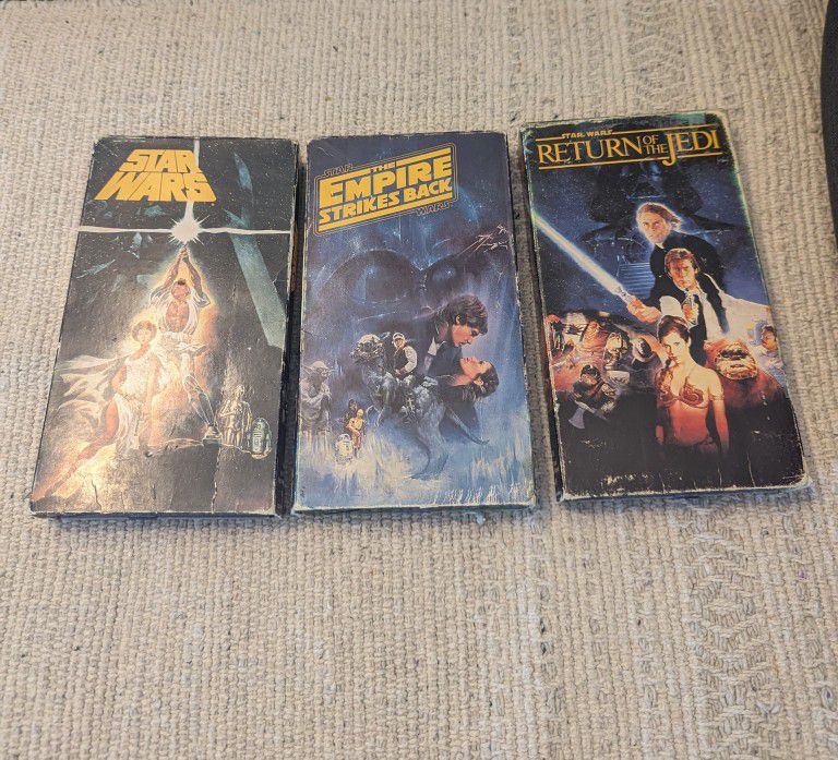 Vintage Star Wars Trilogy VHS