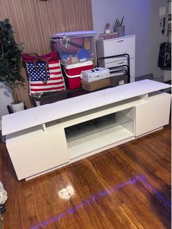 70” White TV Stand