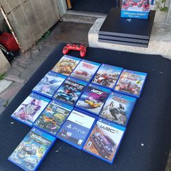 All Type of Racing Game $25! Per game. 5 For $100!.  Games only $250! $230! 2 Controller & 2020 PS4 Pro 1TB. All for $450! Or cash & Trade