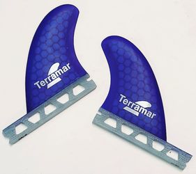 ALL TERRAMAR SURFCO SIDEBITE SURFBOARD FINS JUST $39 SET BRAND NEW
