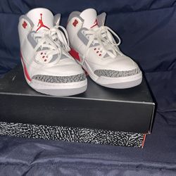 Jordan 3 Fire red