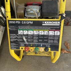 Karcher 2650 Pressure Washer.
