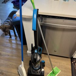 Vacuum & Broom & Swiffer Combo Use