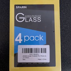 IPhone X/XS Screen Protector 4 Pack