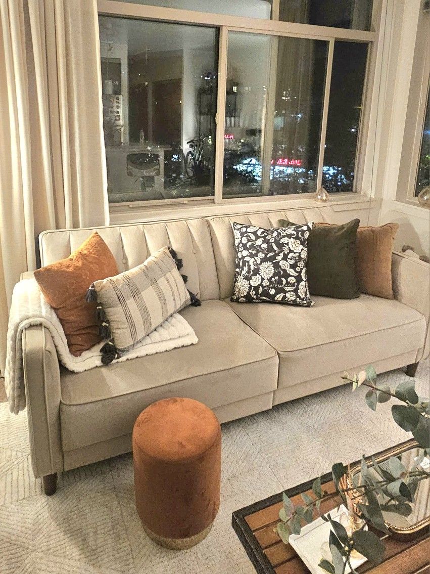 Sofa Bed Futon Velvet