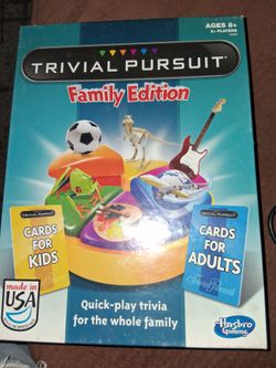 Trival Pursuit.  Family Edition
