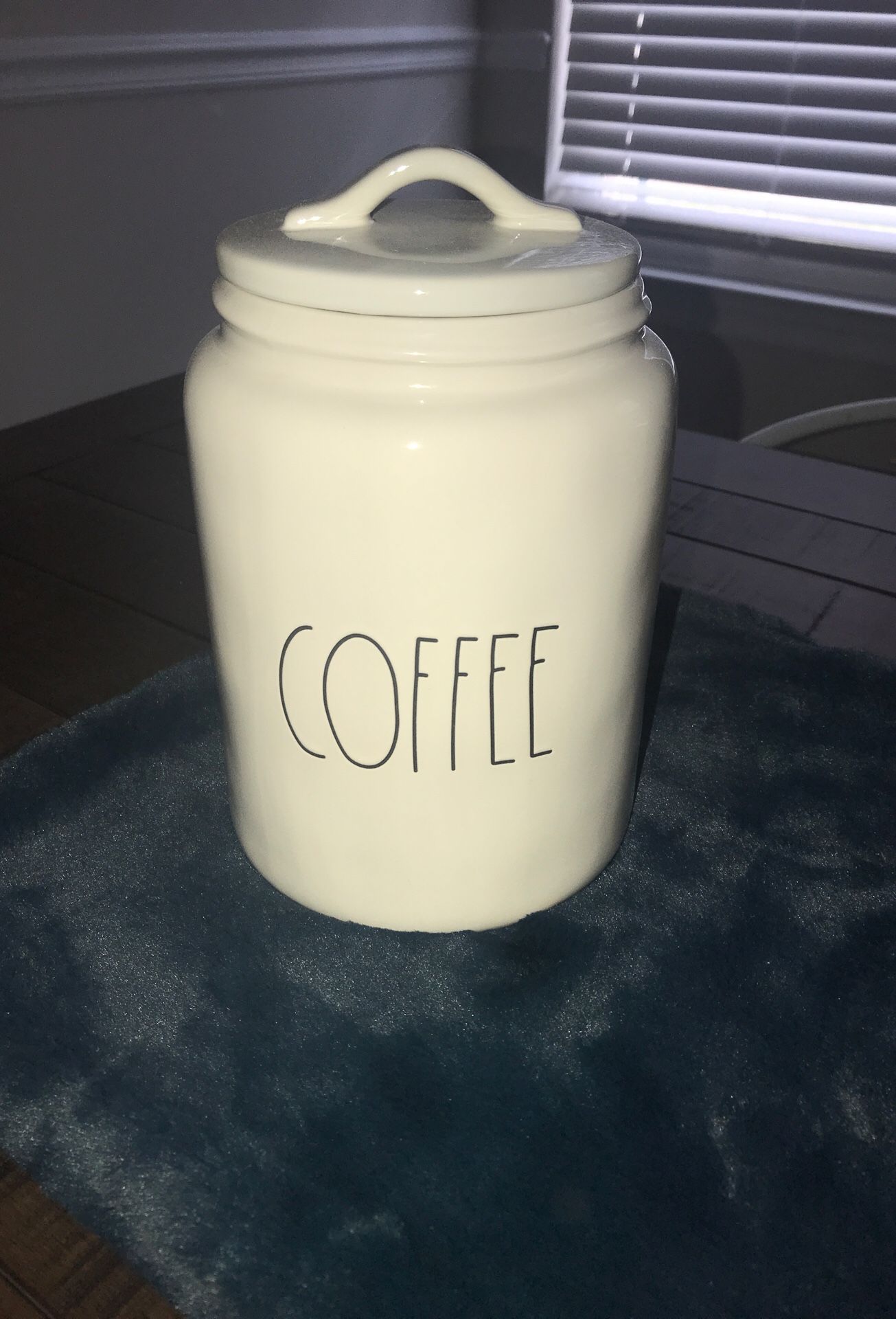 Rae Dunn coffee canister