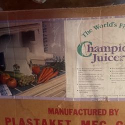 The World’s Finest Champion Juicer