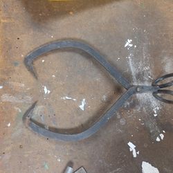 Vintage Cast Iron Ice Block Tongs