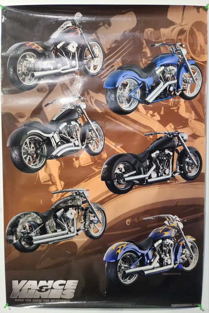 VANCE & HINES Poster