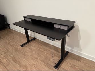 Electric Standing Desk and Chair