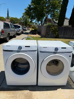 Samsung washer and electric dryer