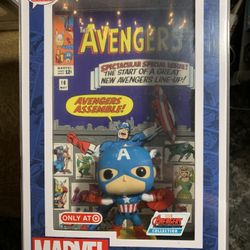 Funko pop marvel avengers collection comic covers captain America #30