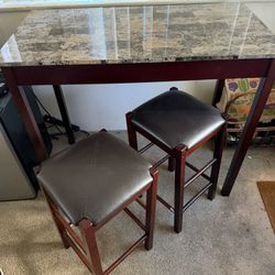 Dining Table And Barstools - Dimensions On Last Picture 