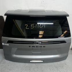 21-23 CHEVROLET TAHOE Trunk/Hatch/Tailgate Trunk Lid 130H MERCURY SILVER #251101