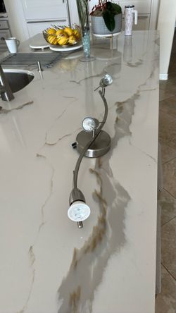 3 Light Fixture Stainless Steel