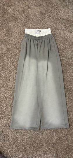 size small grey oversized sweats