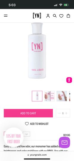 Young nails monomer