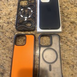 Lot of 4 iPhone 15 Pro Max Cases 