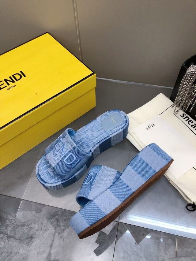 Fendi Women's Stripe Logo Platform 👉See Colors Available ⬇️Read Box 