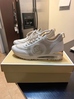 Michael Kors MK Sneakers White Gold