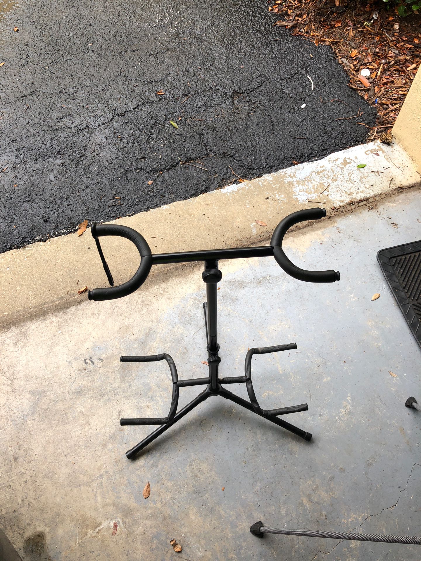 Two guitar stand display
