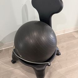 Yoga ball chair