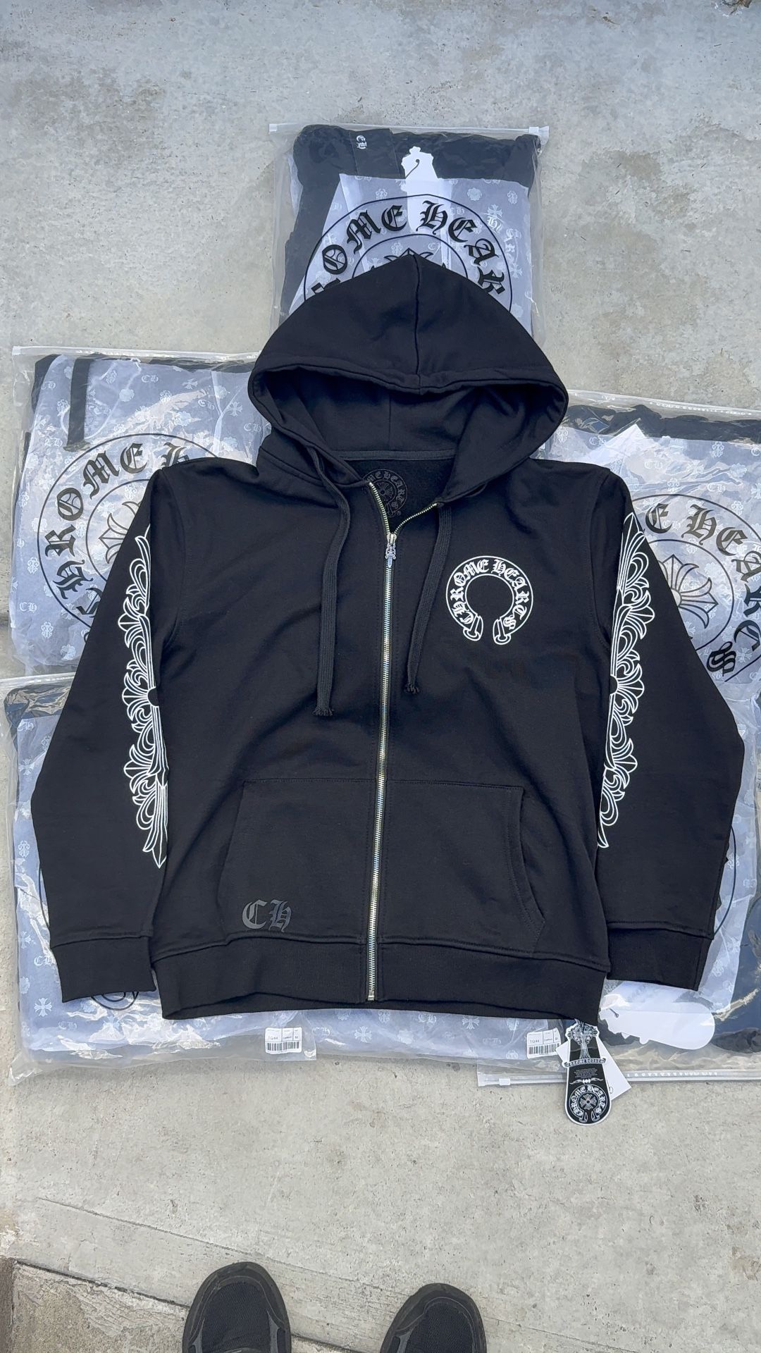 Chrome Hearts Zip up Hoodie