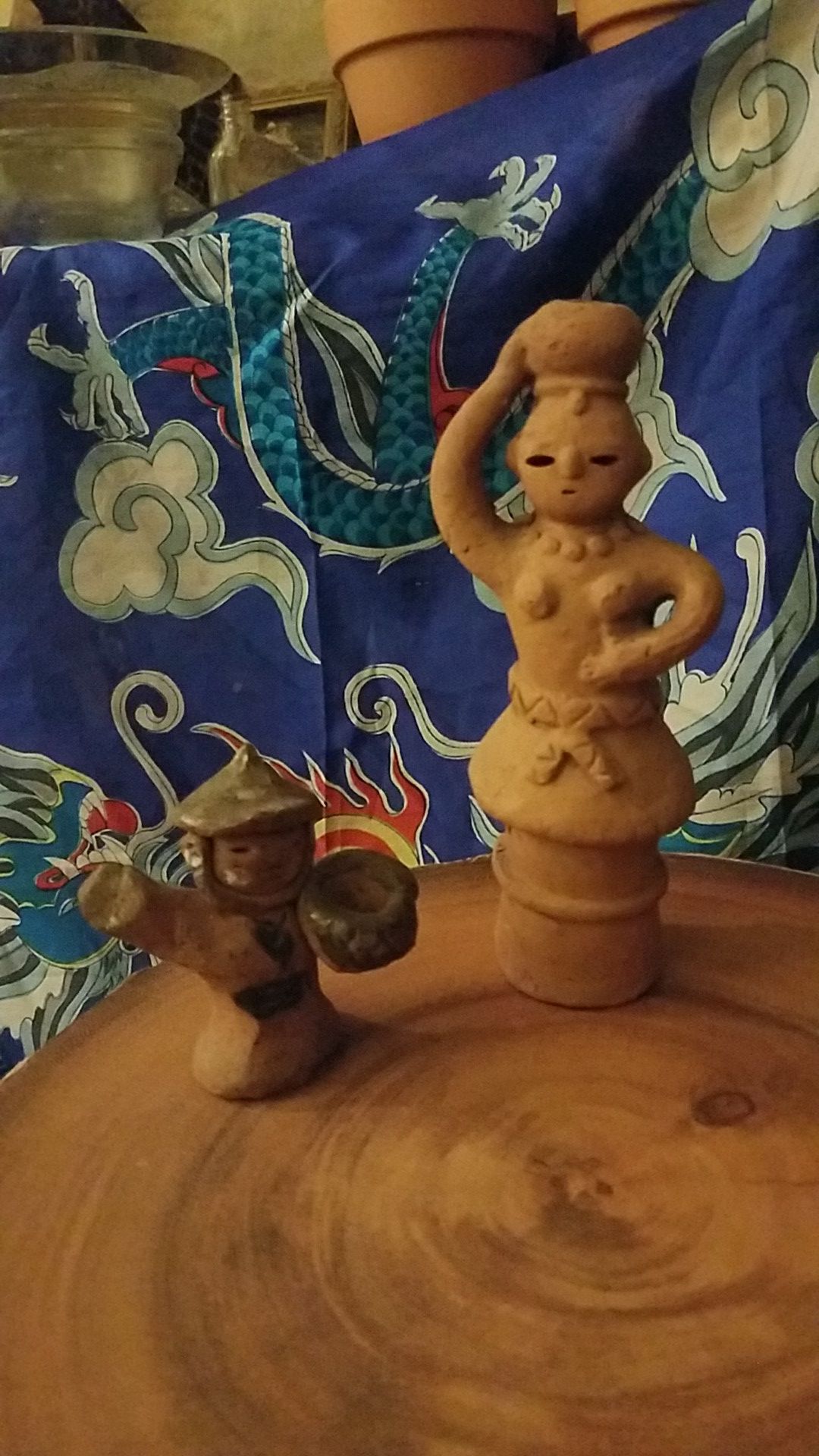Chinese clay figures