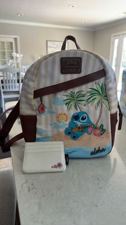 Disney stich back pack / wallet