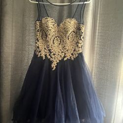 Vestido Azul Marino