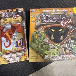 NEW Castle Panic And Wizards Tower Expansion